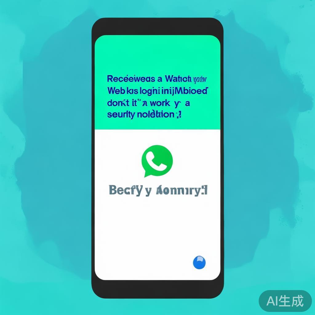 收到WhatsApp网页版登录提醒？别慌，这是安全通知！