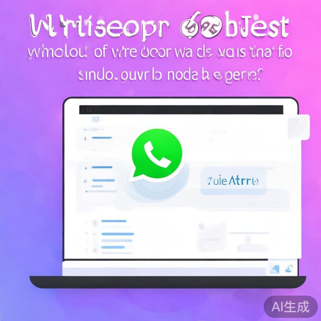 WhatsApp网页版电脑入口，免费、便捷、无需下载，轻松管理聊天！
