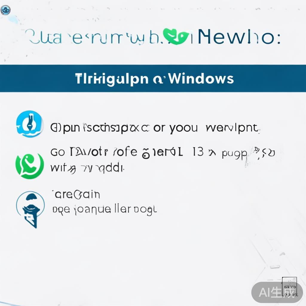 WhatsApp网页版Windows登录指南，简单三步快速上手